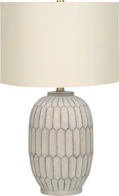 Tappan Cove Cream Lamp