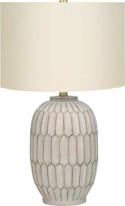 Tappan Cove Cream Lamp
