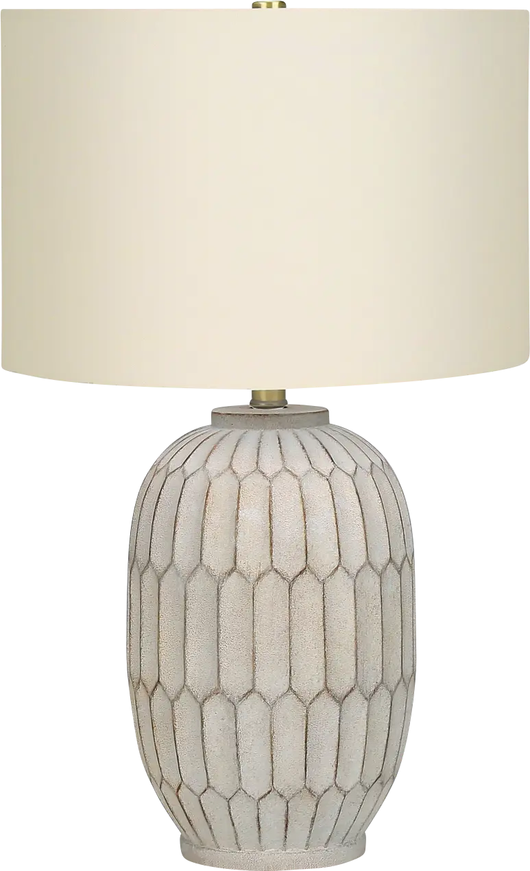 Tappan Cove Cream Lamp