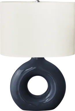 Neveux Shade Navy Lamp