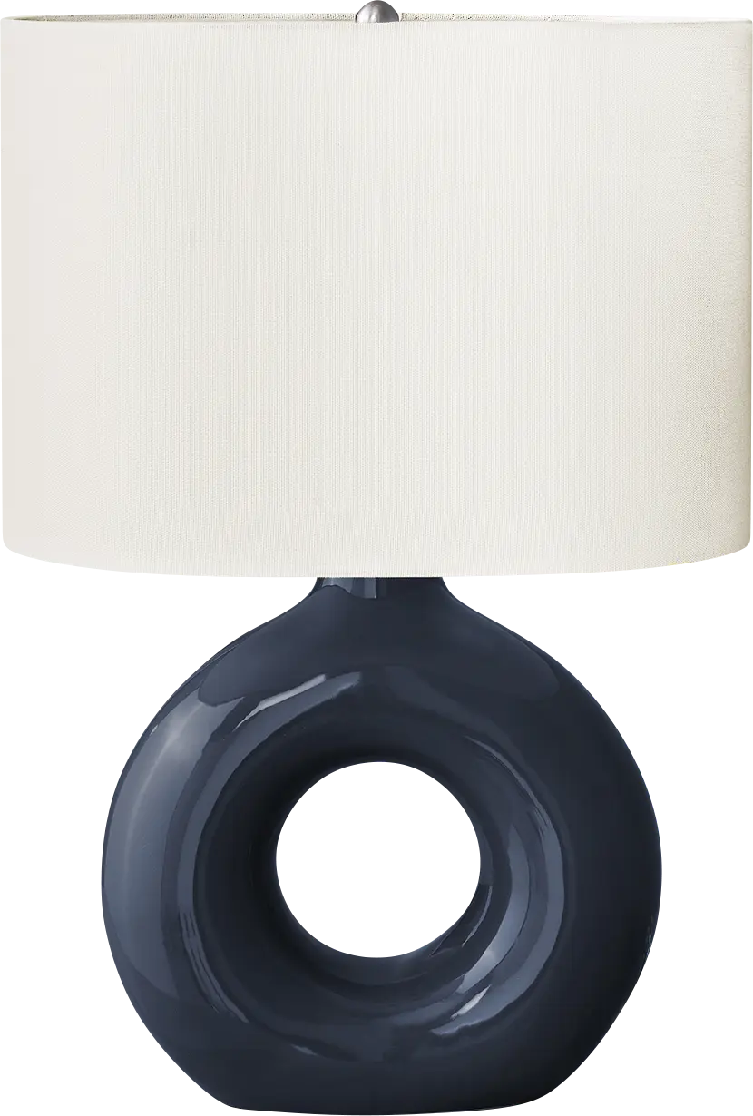 Neveux Shade Navy Lamp