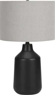 Radom Circle Black Lamp