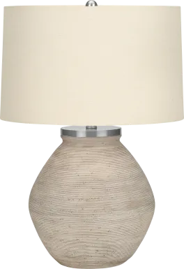 Times Road Cream Lamp