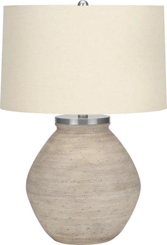 Times Road Cream Lamp