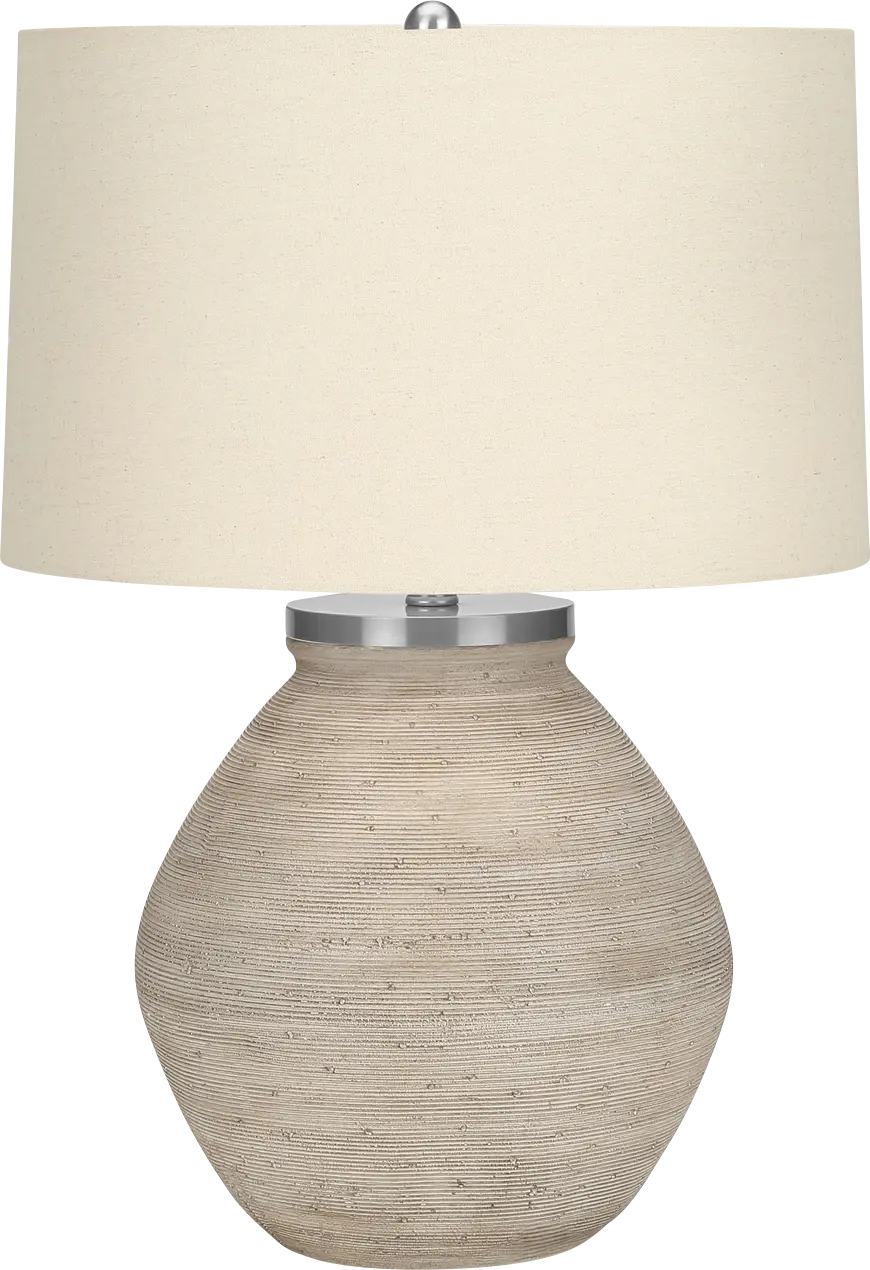 Times Road Cream Lamp