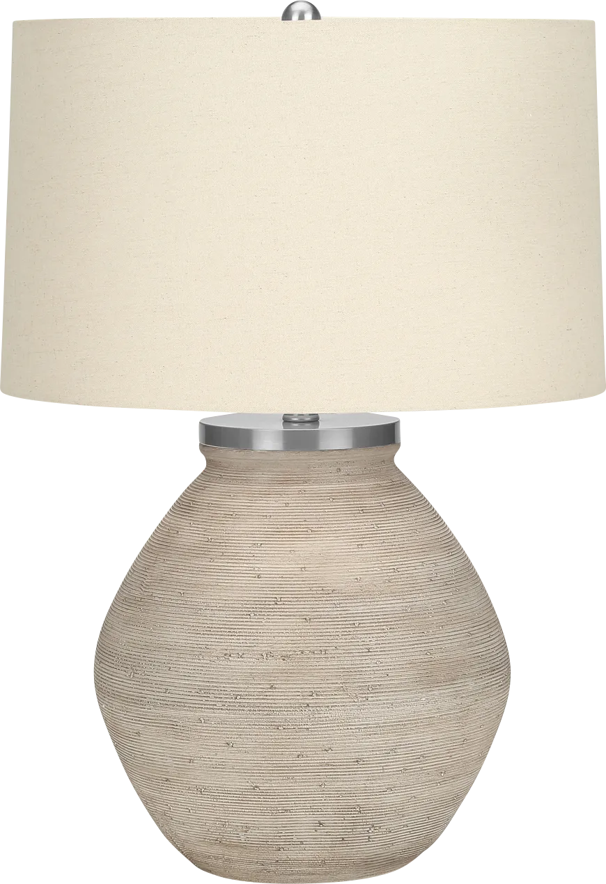 Times Road Cream Lamp - Image 1