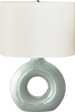 Neveux Shade Green Lamp