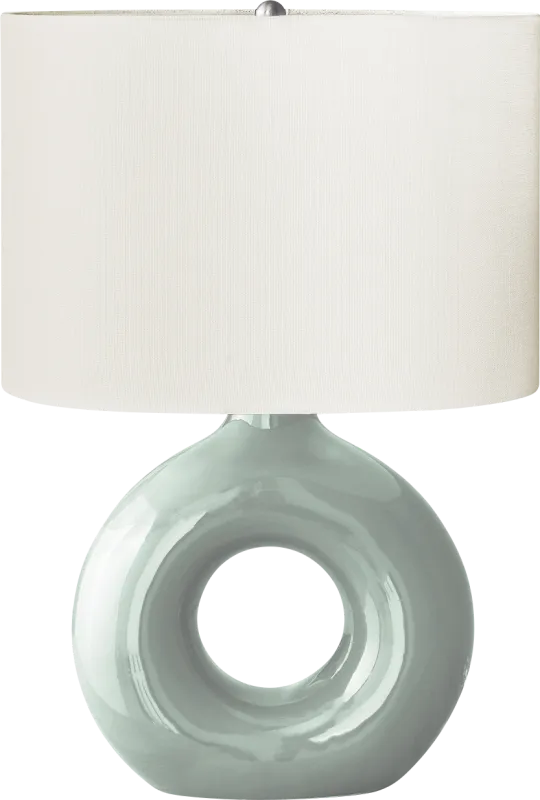 Neveux Shade Green Lamp
