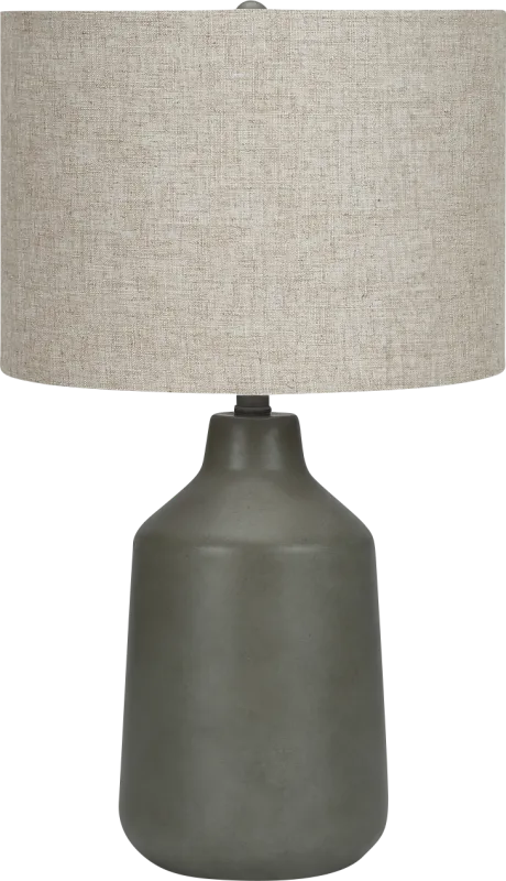 Radom Circle Gray Lamp