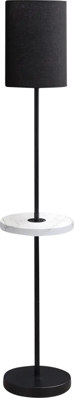 Pease Moor Black Floor Lamp