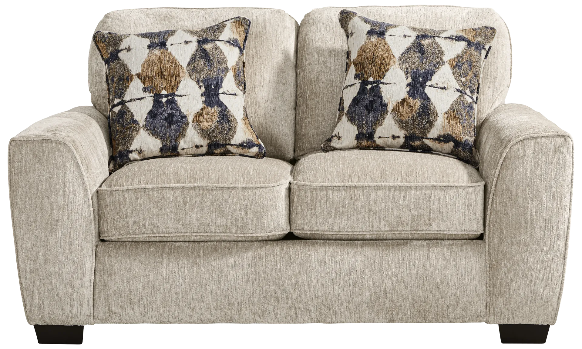 beige loveseat
