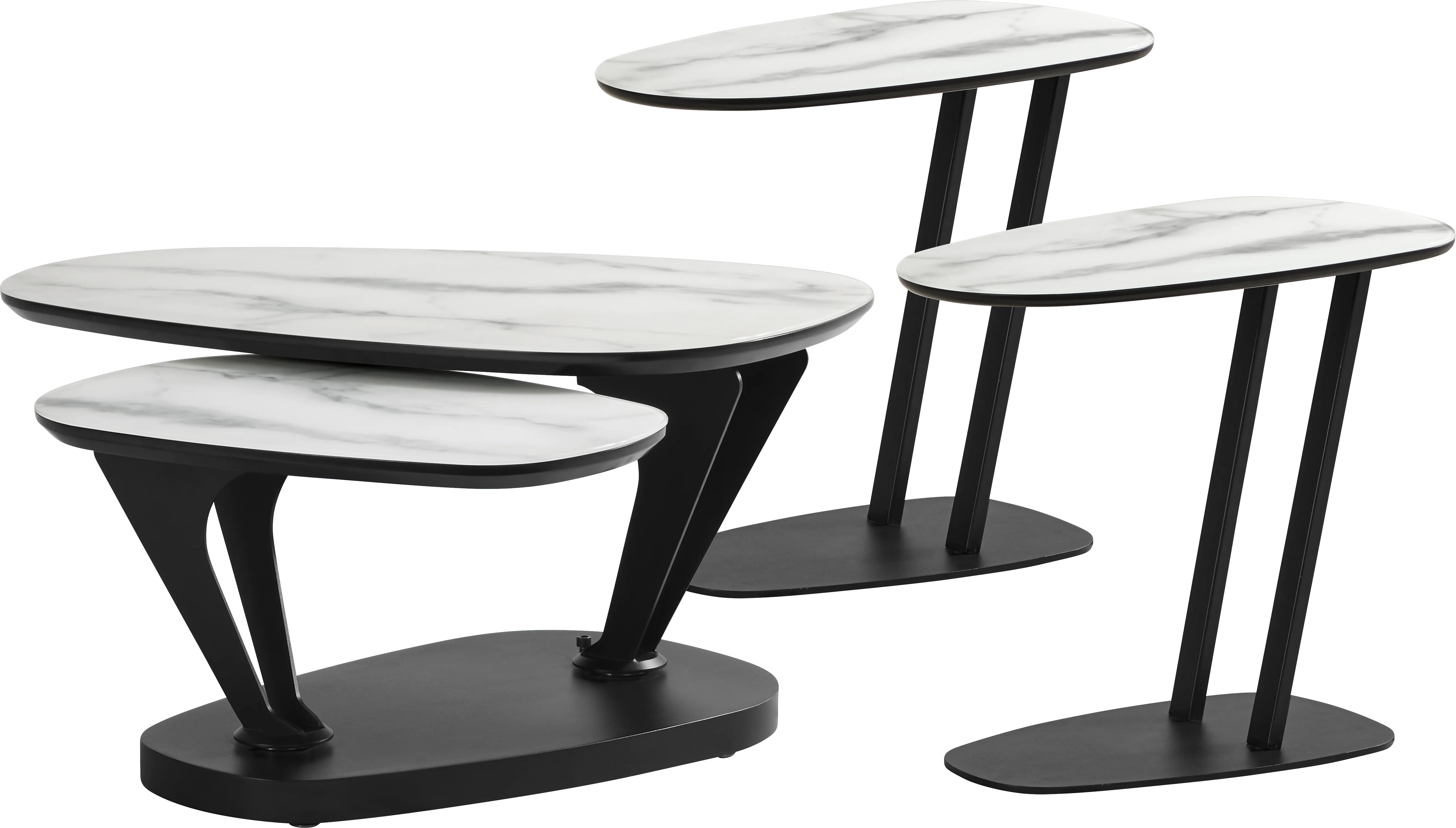 Aeon White 3 Pc Table Set - Thumbnail - Image 1