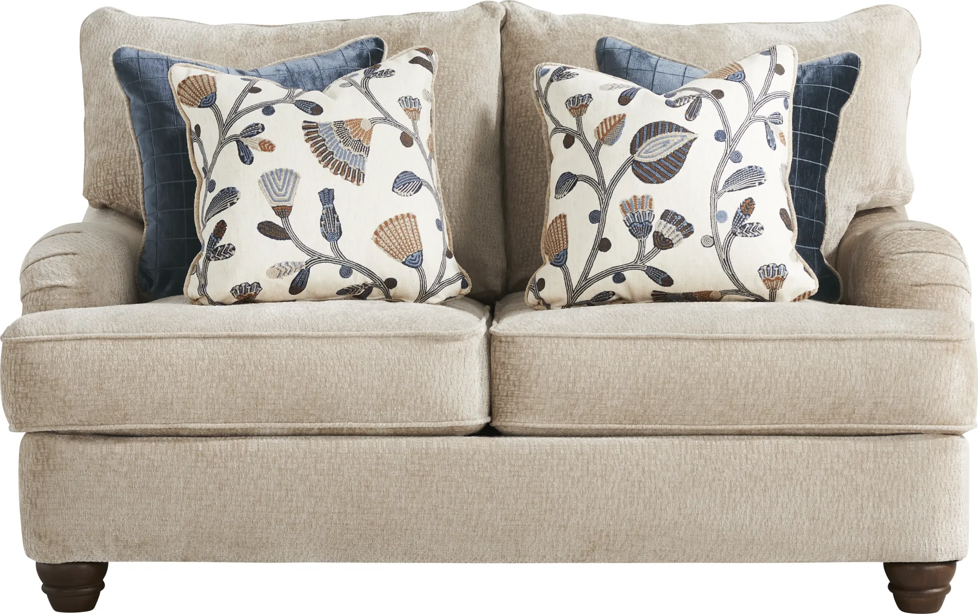 Berkeley Heights Beige Loveseat - Image 1