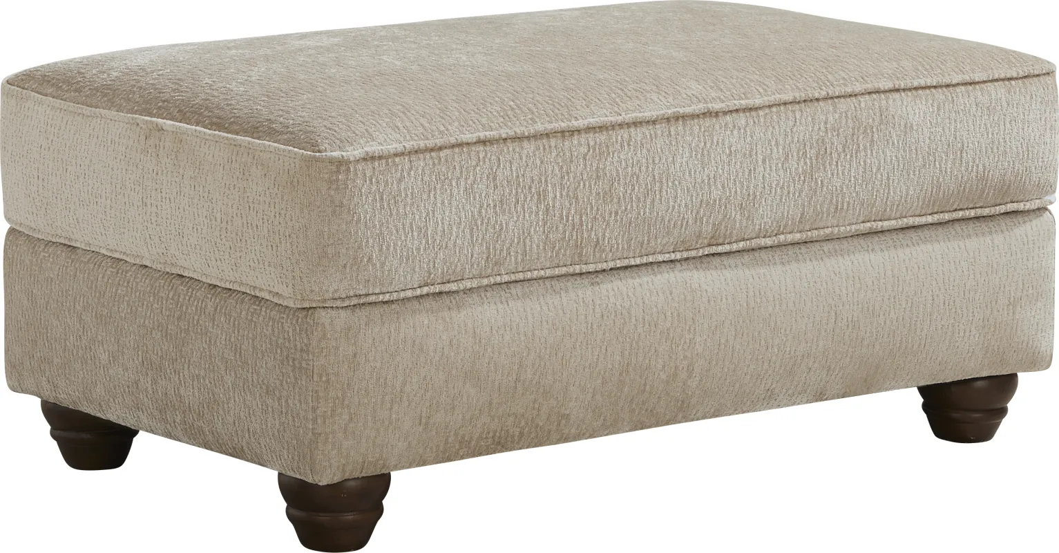 Berkeley Heights Beige Ottoman