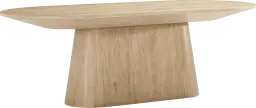 oval dining table