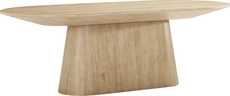 oval dining table