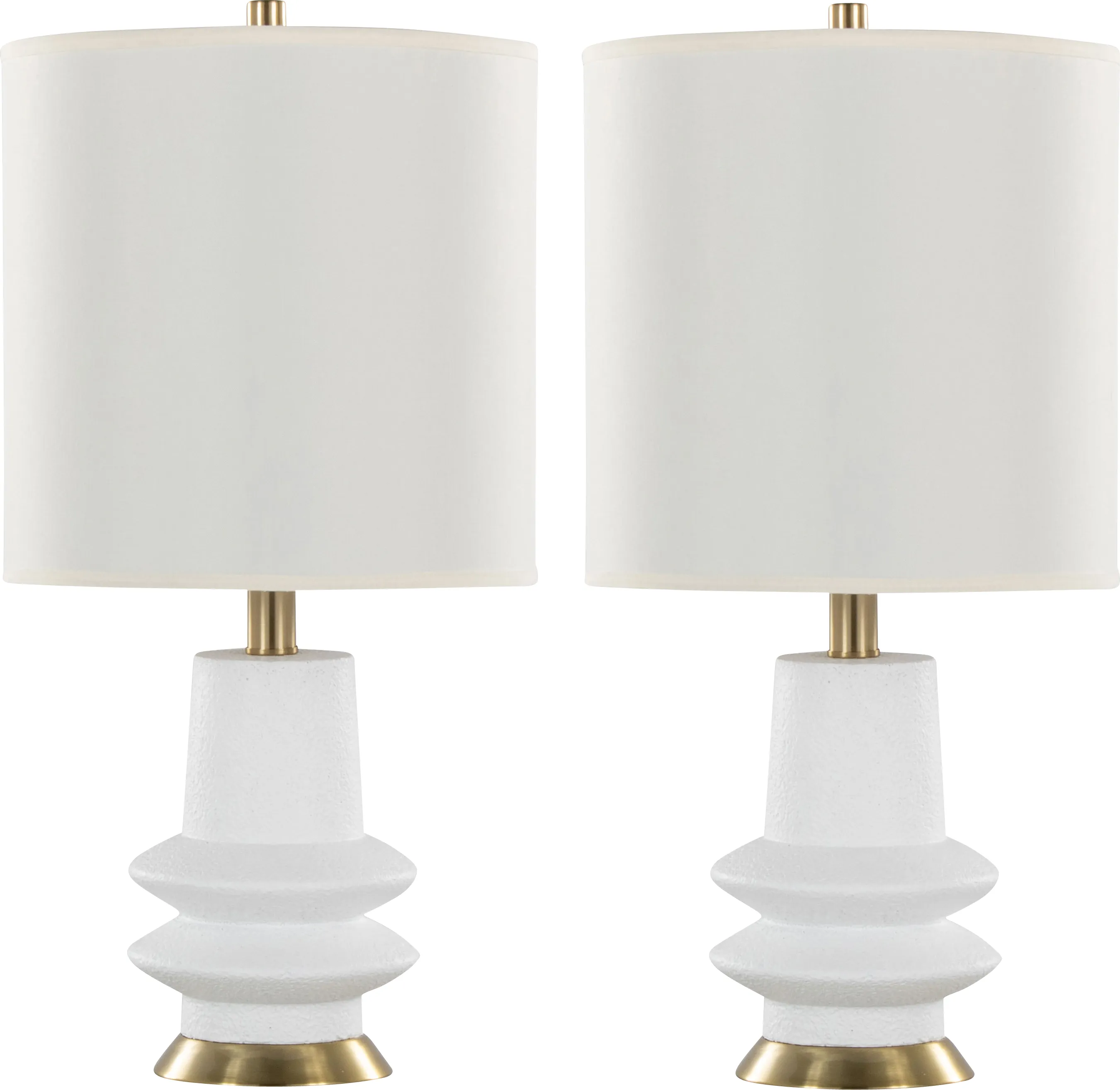 Domine Vista White Lamp. Set of 2 - Thumbnail - Image 1