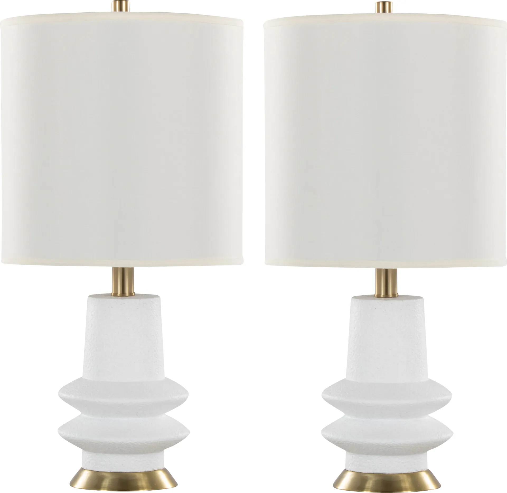 Domine Vista White Lamp. Set of 2 - Image 1