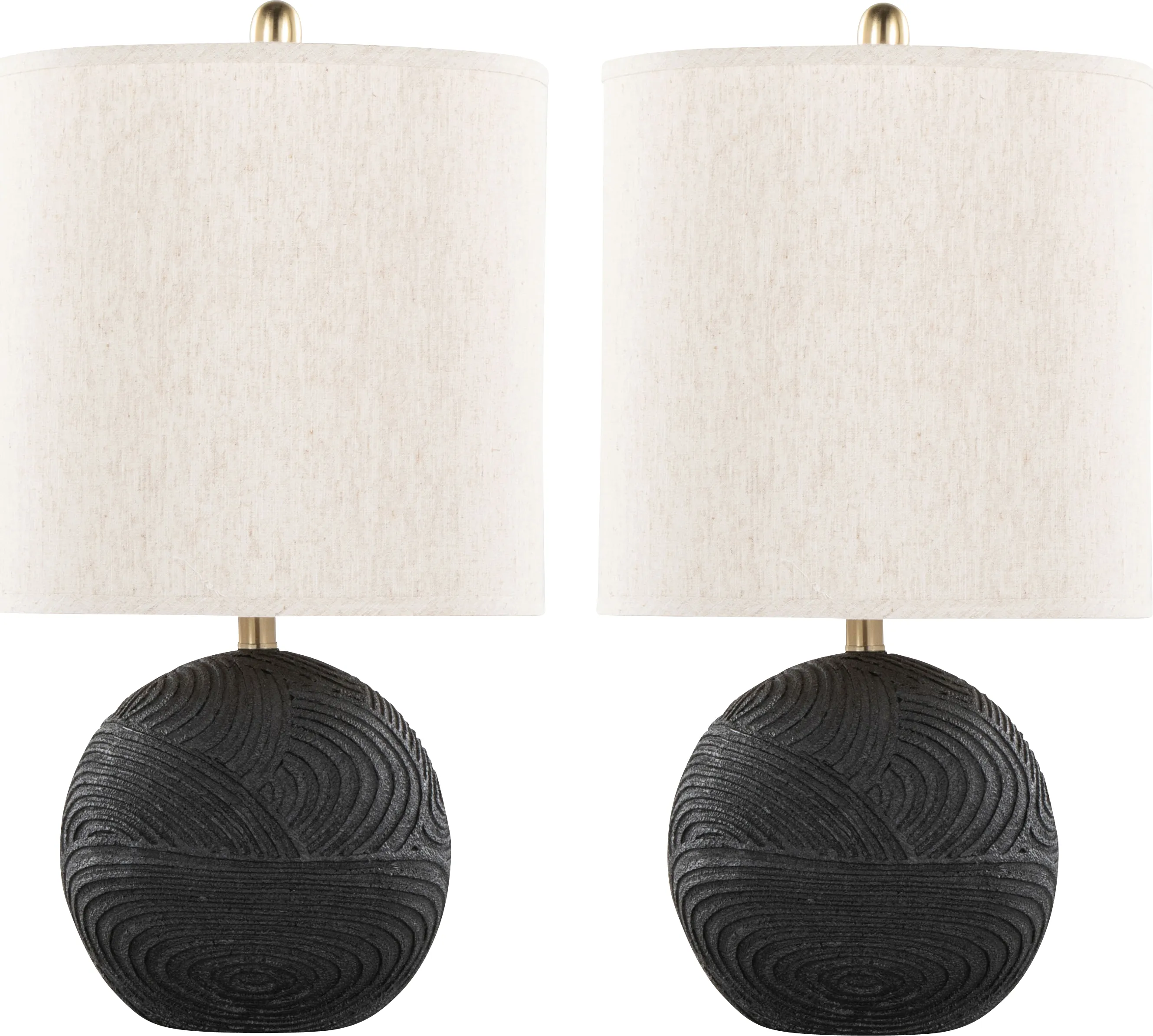 Charset Alley Black Lamp, Set of 2 - Thumbnail - Image 1