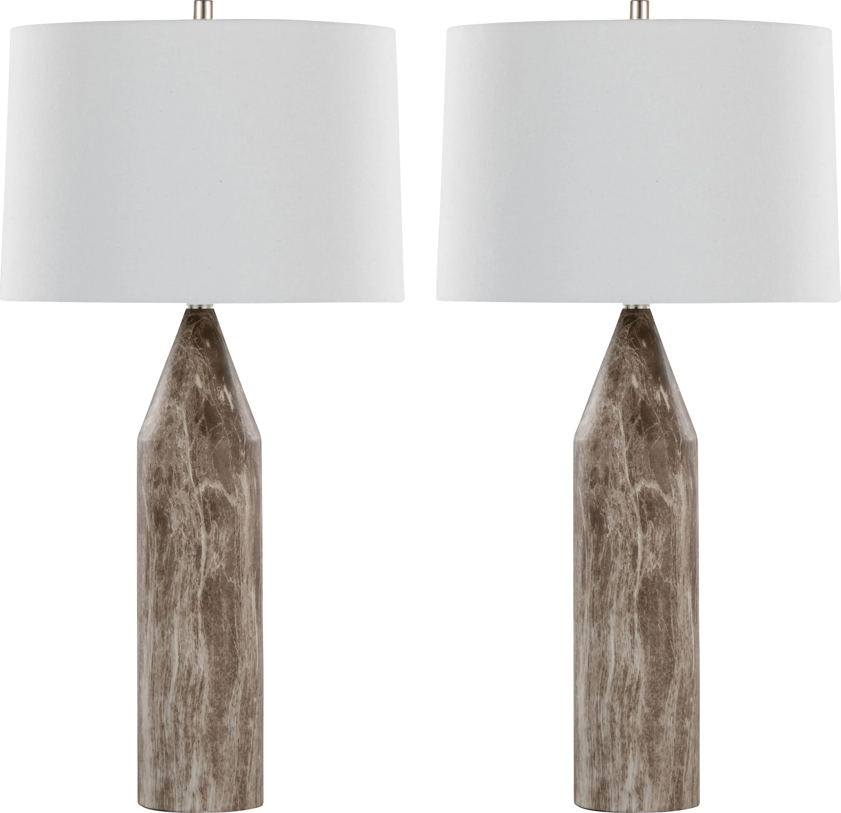 Herbert Summit Brown Lamp, Set of 2 - Thumbnail - Image 1