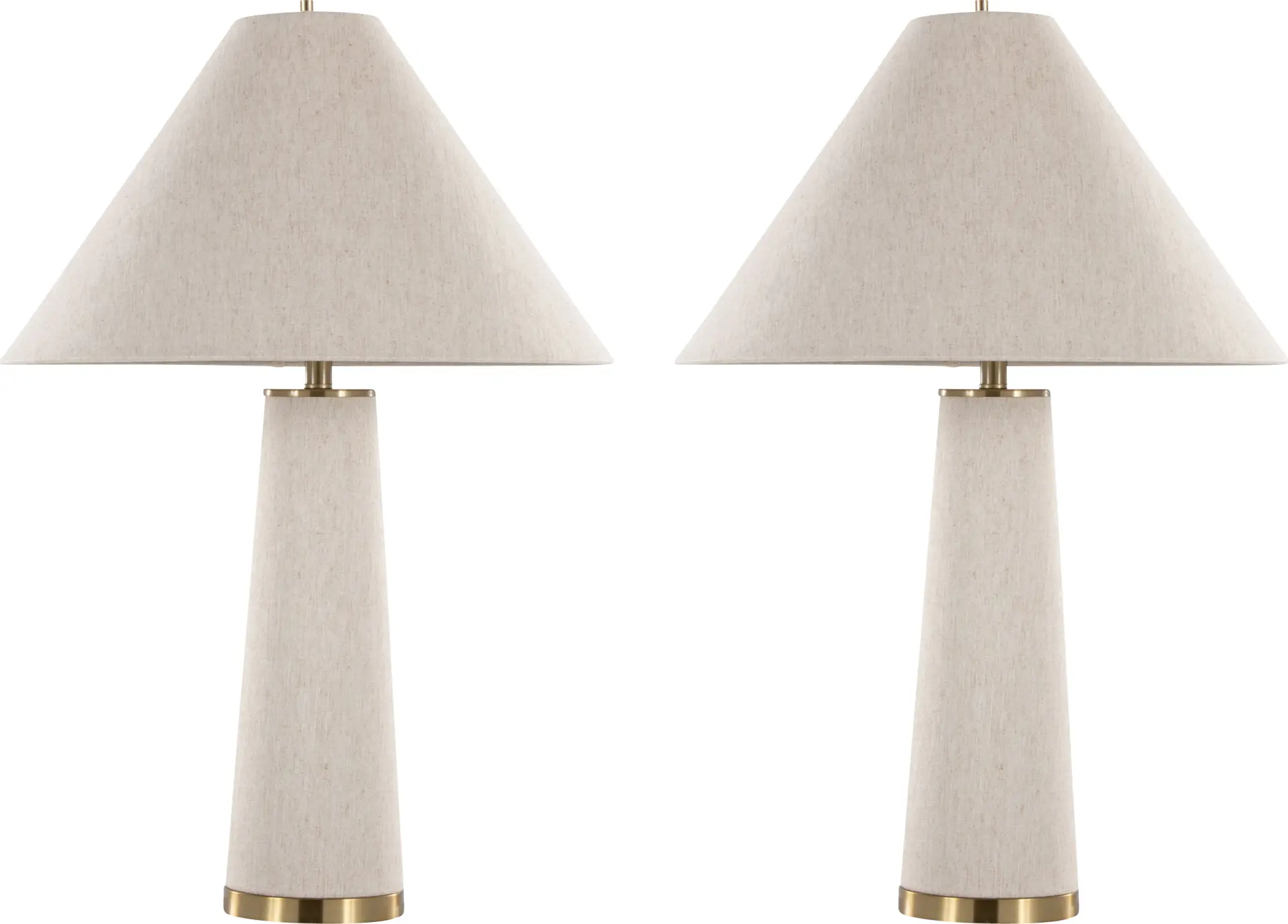 Christy Grove Cream Lamp, Set of 2