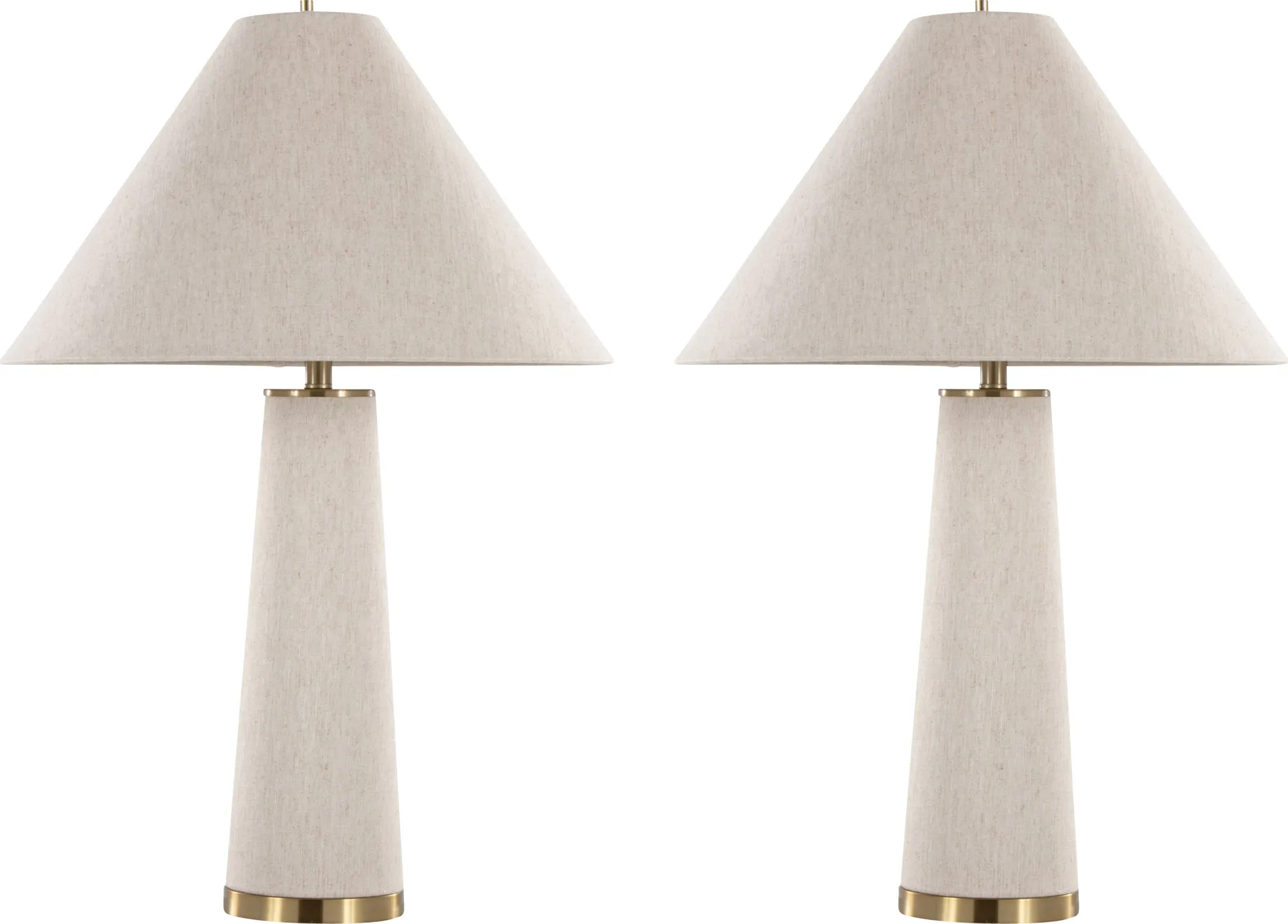 Christy Grove Cream Lamp, Set of 2 - Image 1