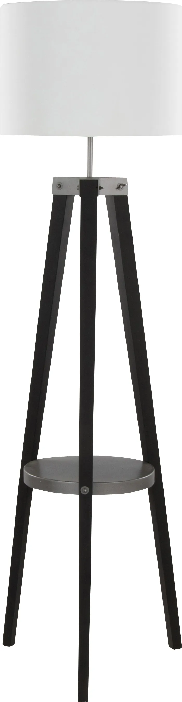 Seville Farm Black Floor Lamp - Image 1