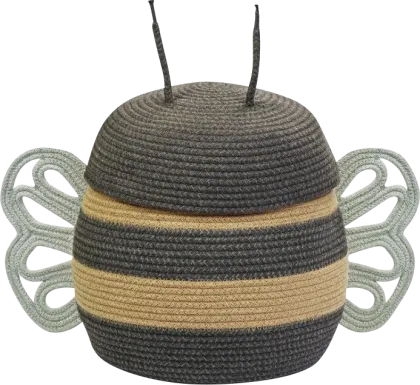 Kids Yellow Bee Basket