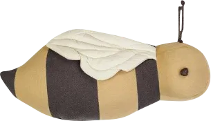 Kids Yellow Buzzy Bee Pillow - Image 1
