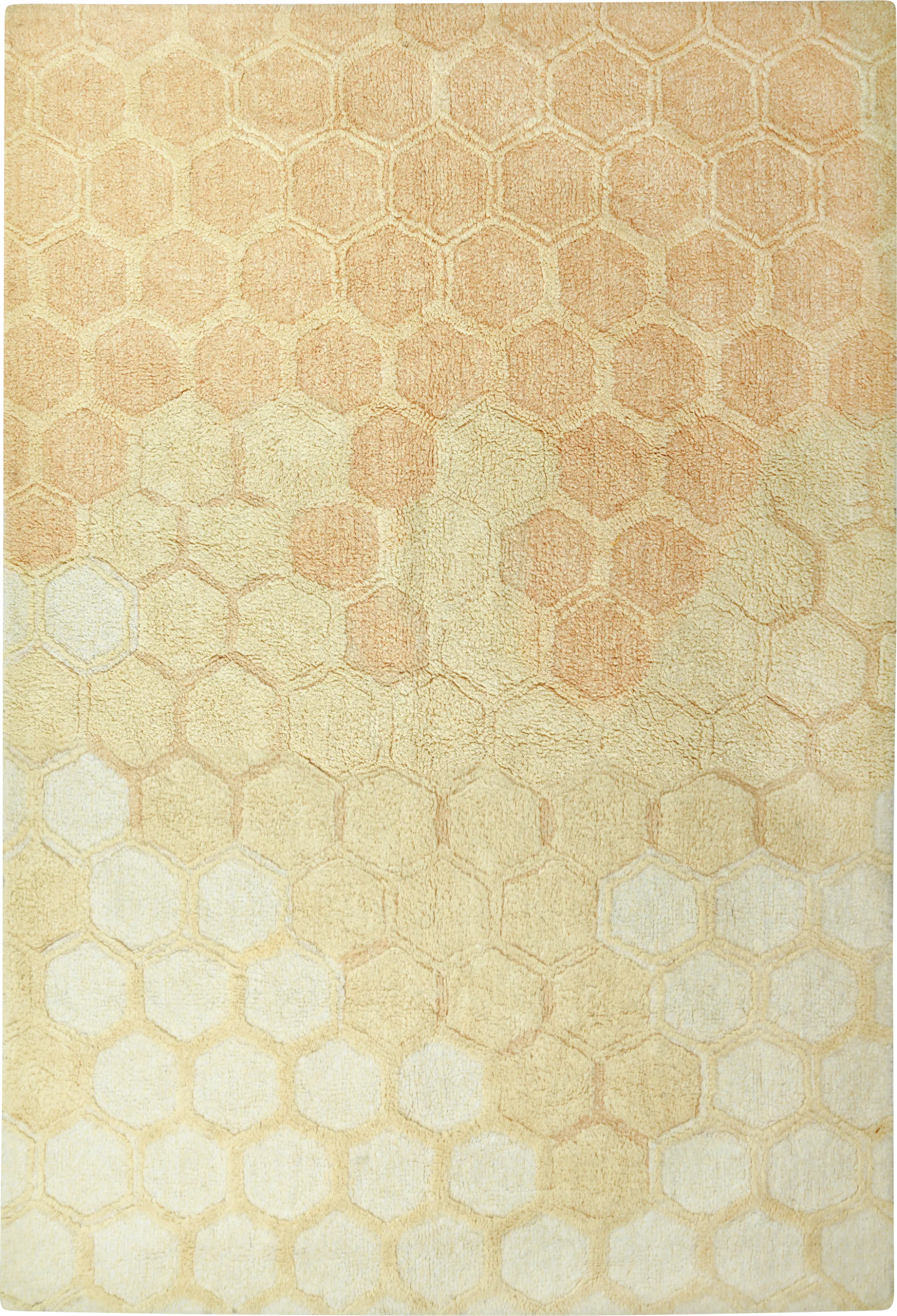 Kids Gold 4'7 x 6'7 Sweet Honey Machine Washable Rug - Image 1