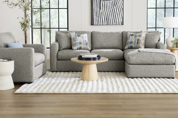 Harmonie Gray 2 Pc Sectional