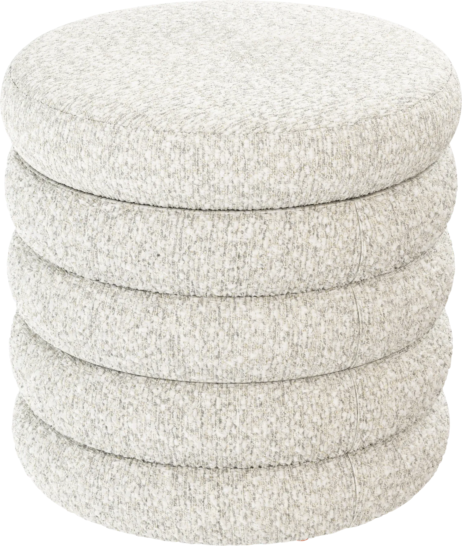 Jattab White Storage Ottoman - Thumbnail - Image 1