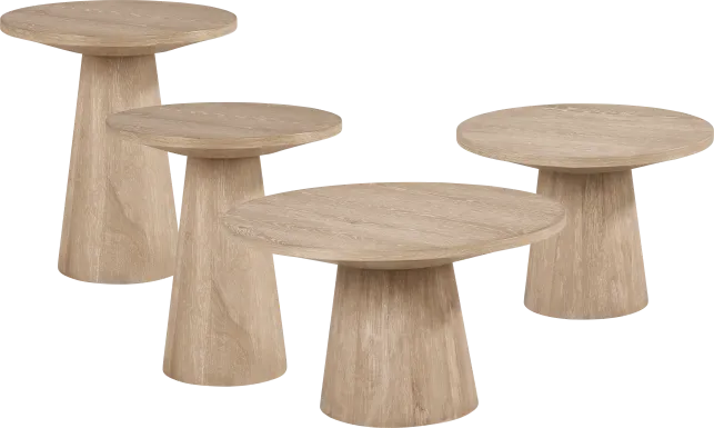 Kendall Natural 4 Pc Table Set
