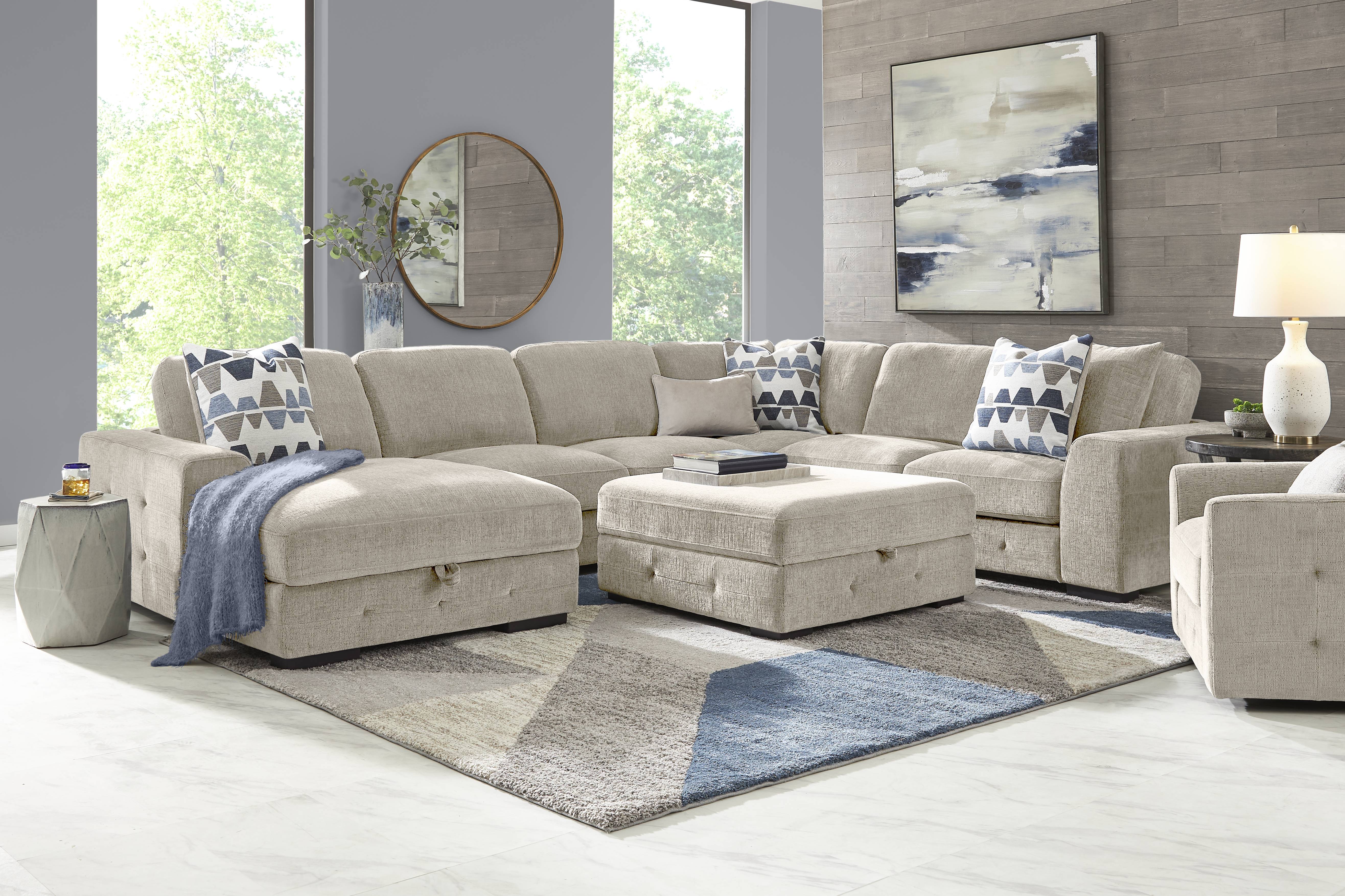 Marcola Sand 4 Pc Sleeper Sectional - Thumbnail - Image 2