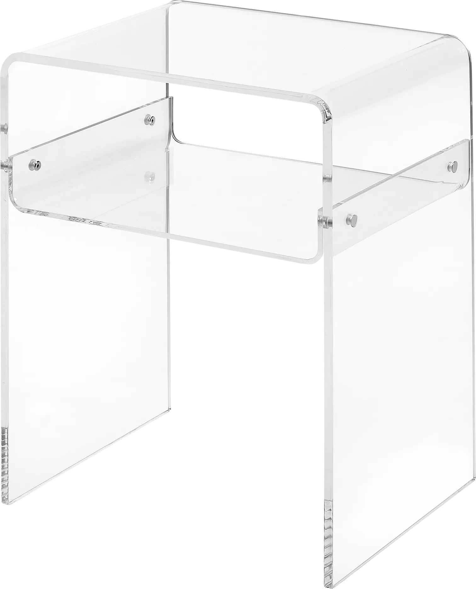 Sina Clear End Table - Thumbnail - Image 1