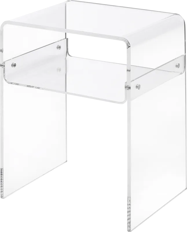 Sina Clear End Table