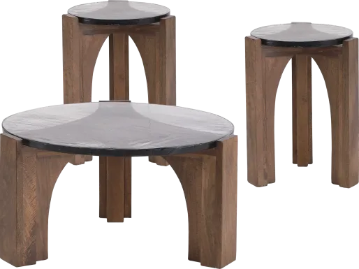Roval Coffee 3 Pc Table Set