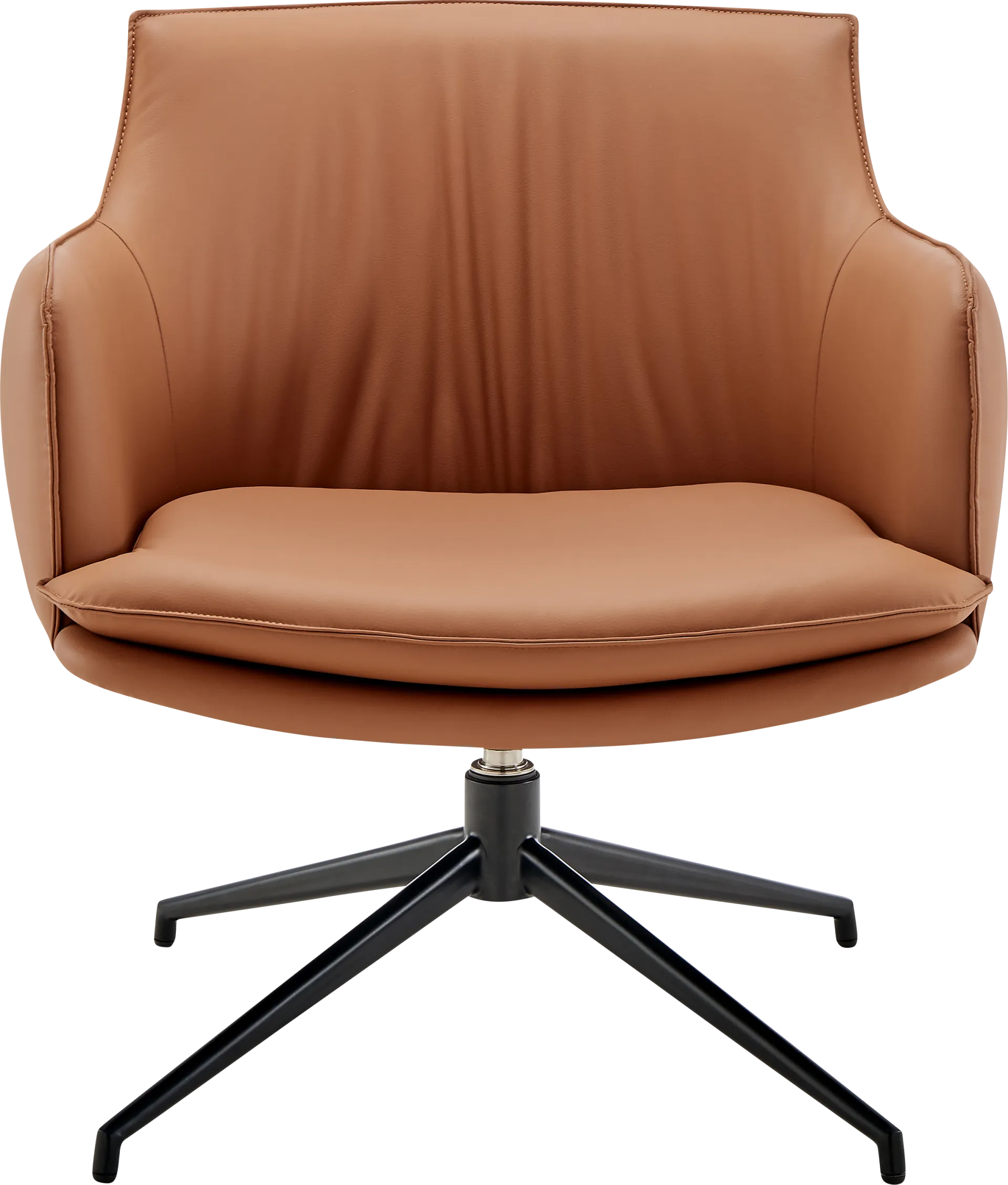 Dipaolo Caramel Swivel Accent Chair - Image 1