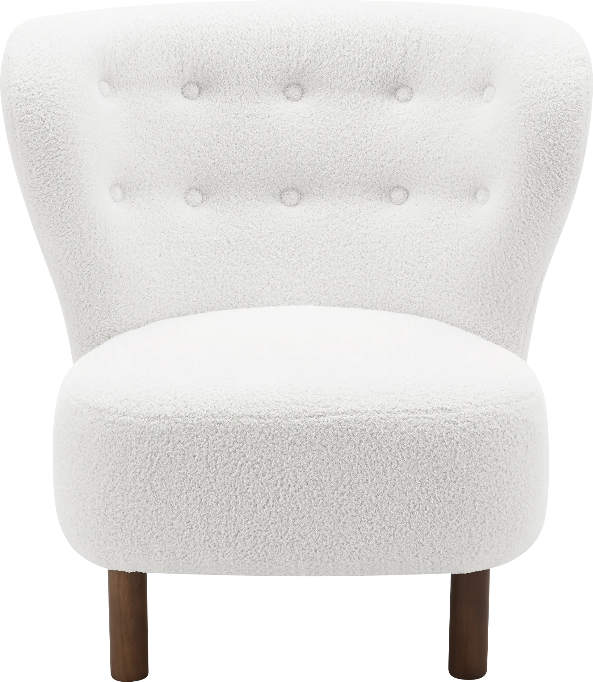 Lionwell White Accent Chair - Image 1