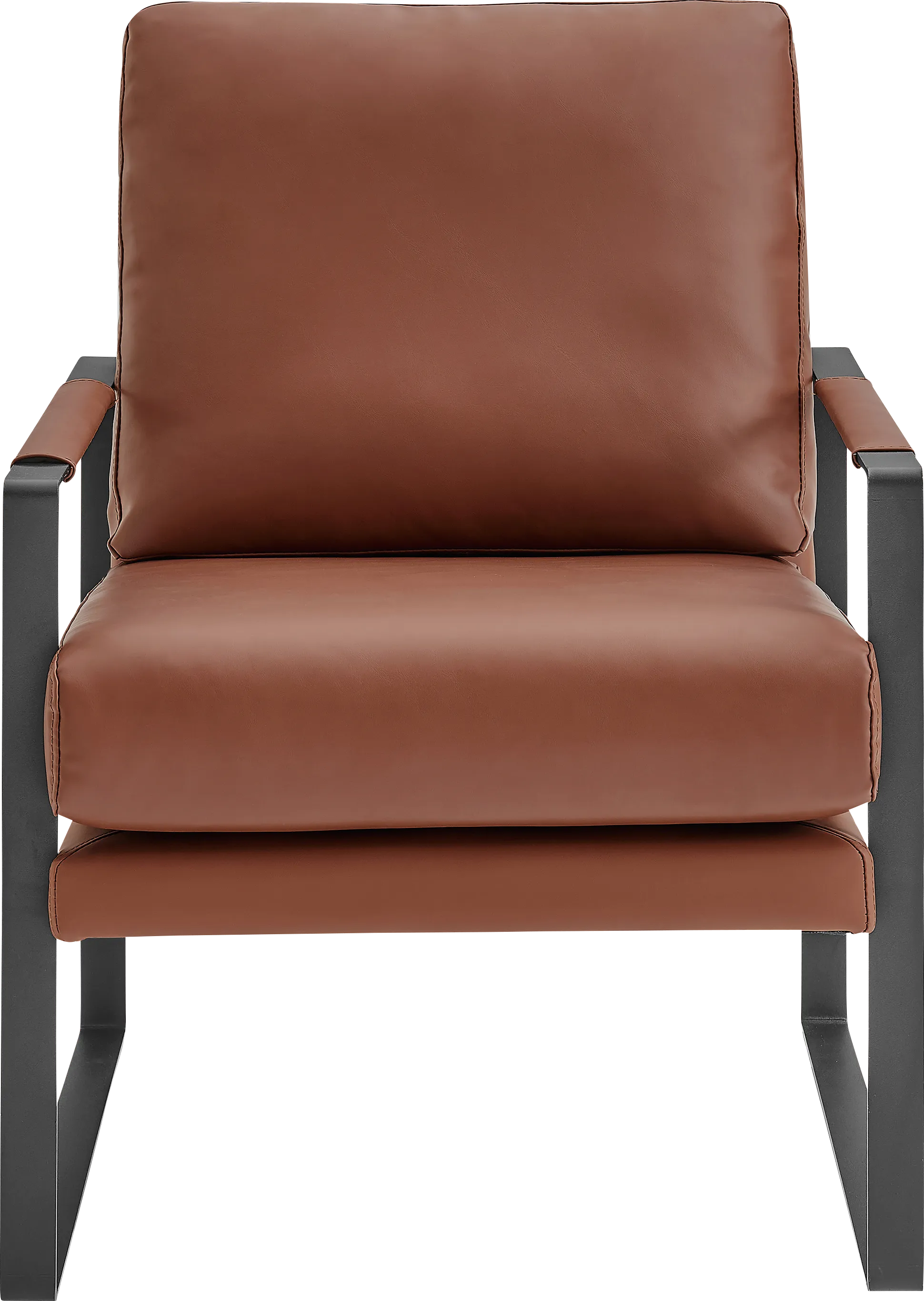 Apricoy Brown Accent Chair - Thumbnail - Image 1