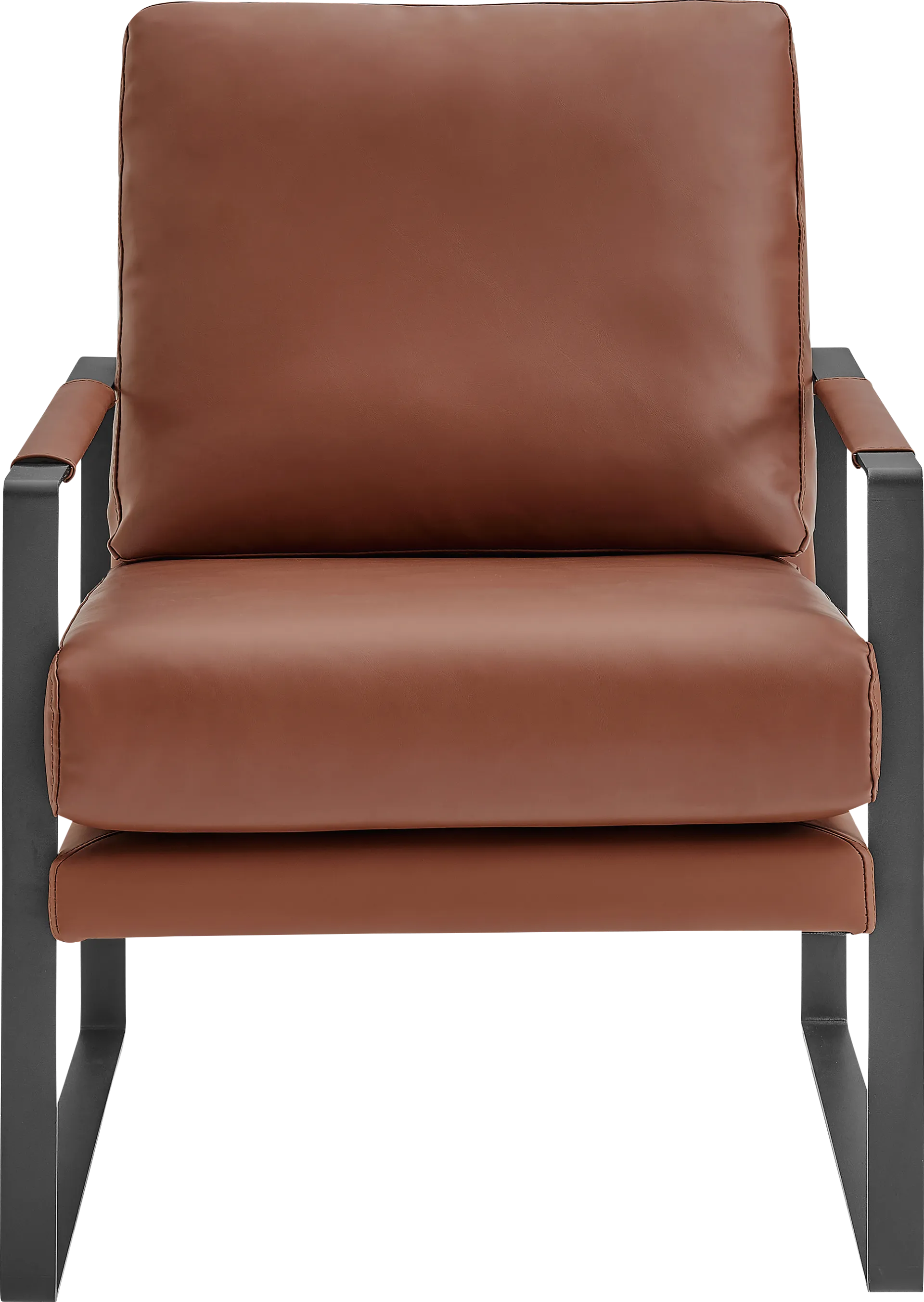 Apricoy Brown Accent Chair - Image 1
