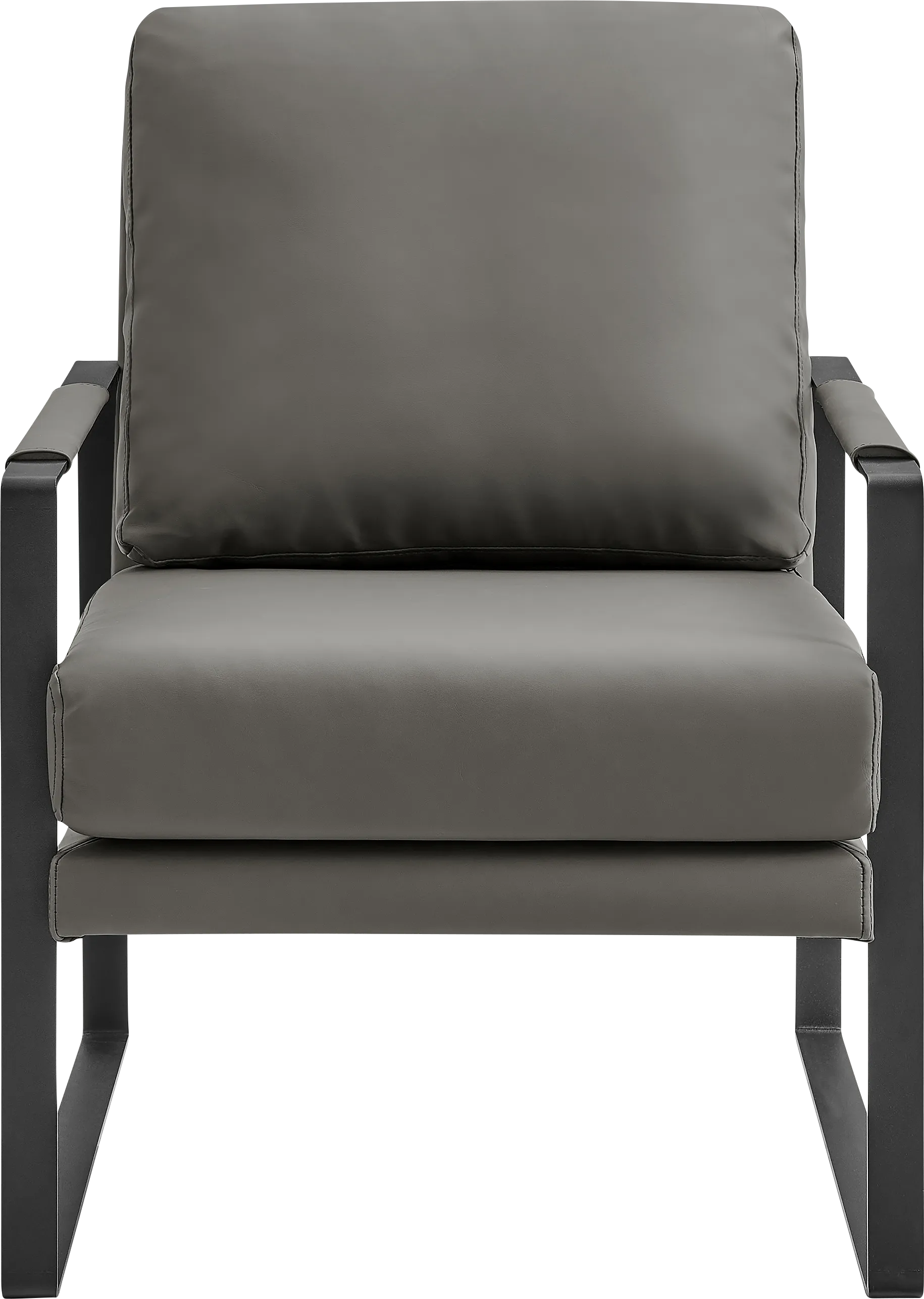 Apricoy Dark Gray Accent Chair - Image 1