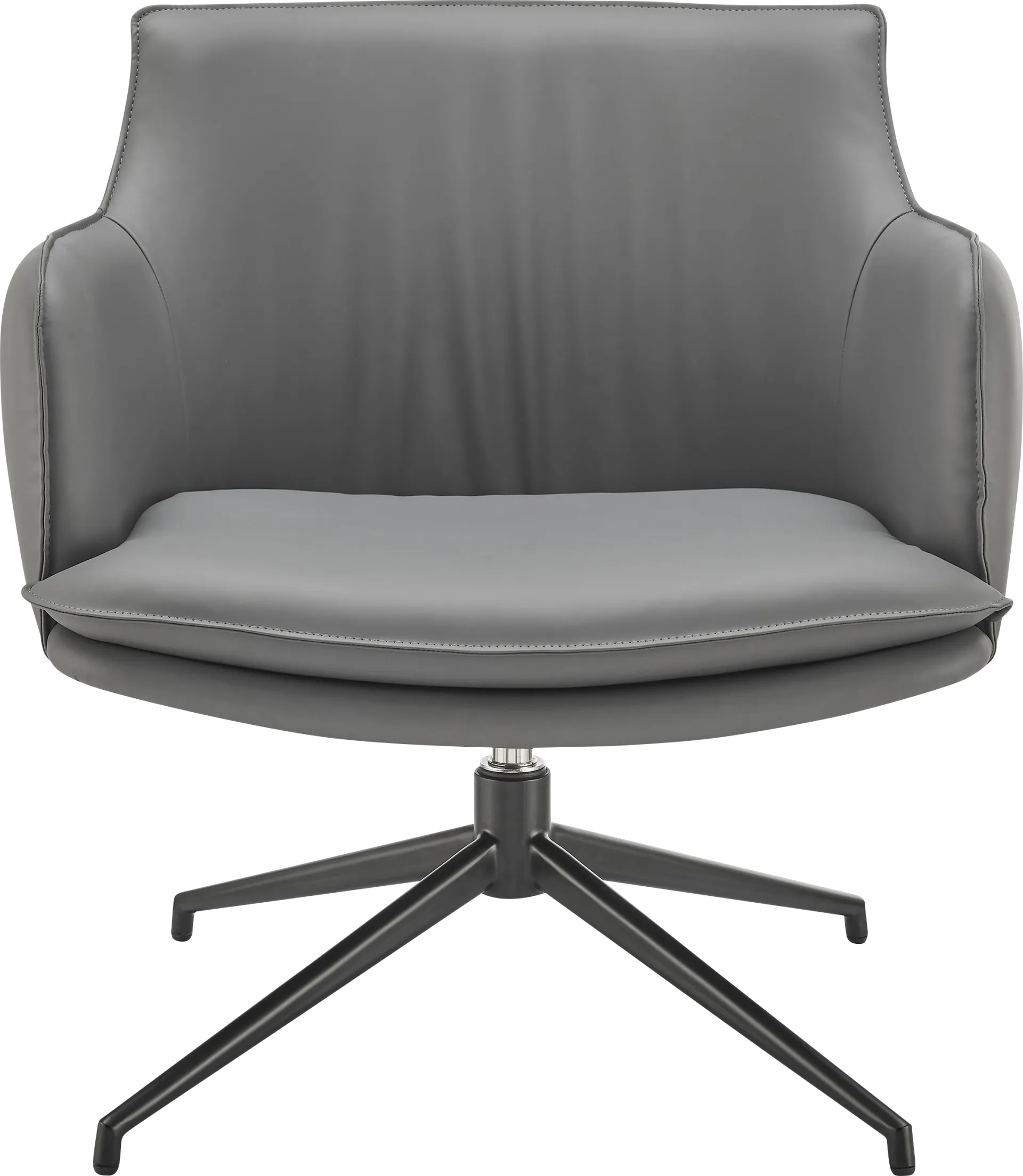 Dipaolo Gray Swivel Accent Chair - Image 1