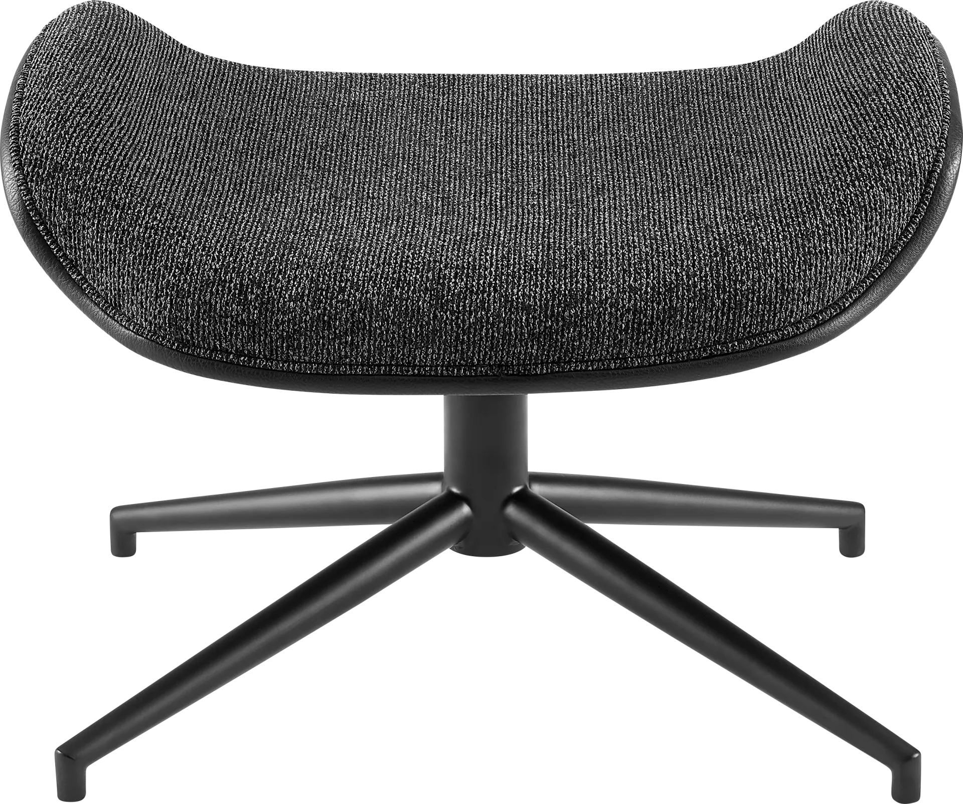 Bridgemart Black Ottoman - Image 1