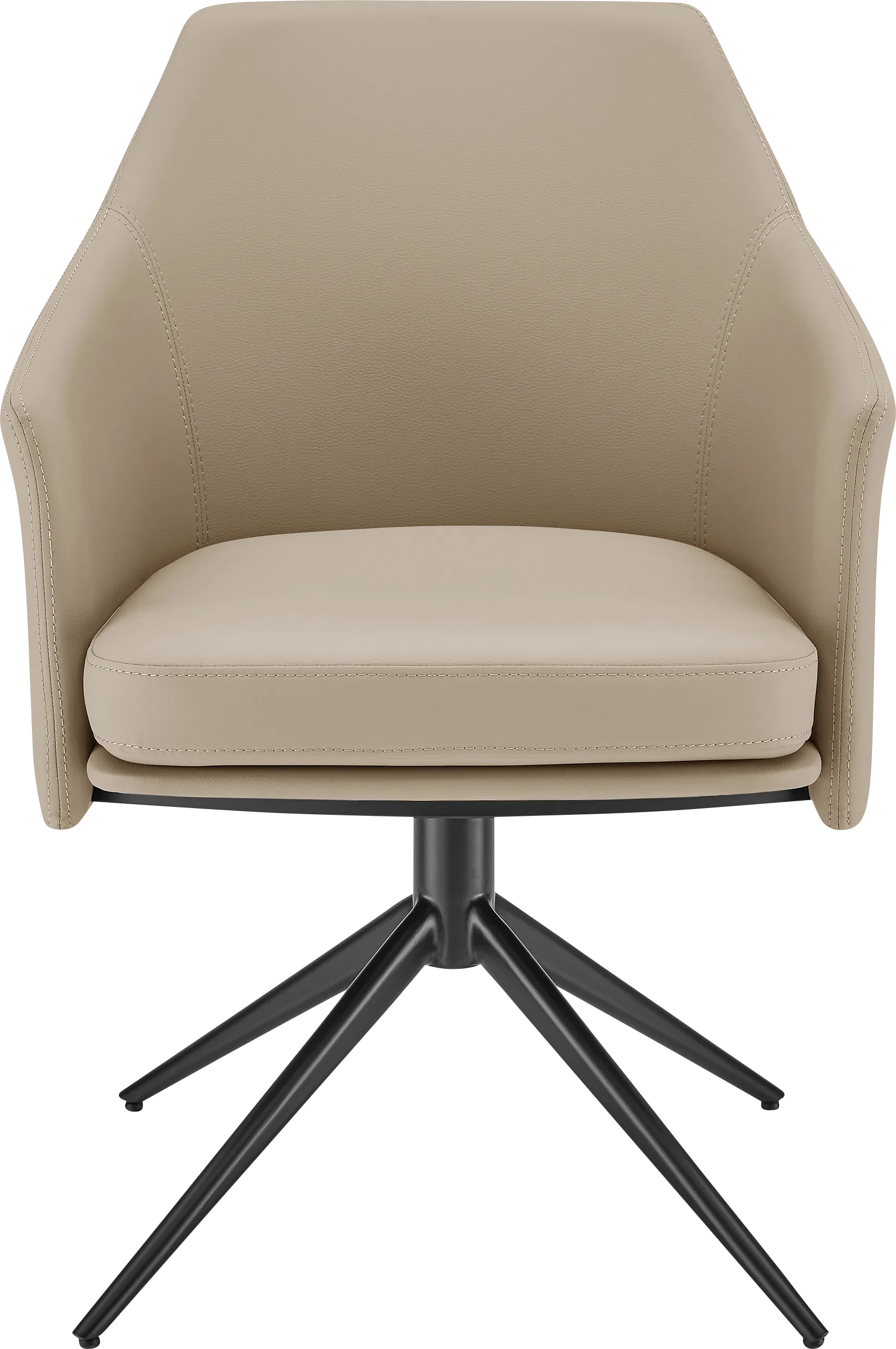 Nightpoint Taupe Swivel Arm Chair - Image 1
