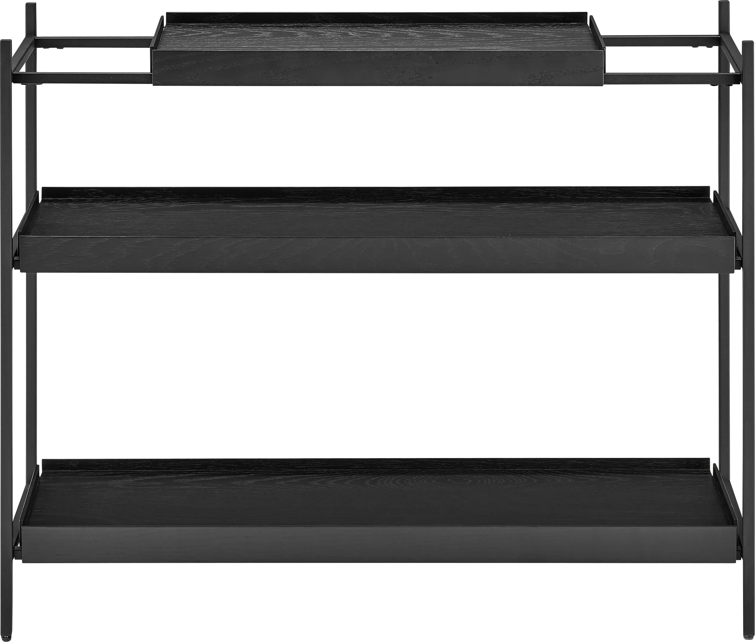Leopardcast III Black Bookcase - Thumbnail - Image 1