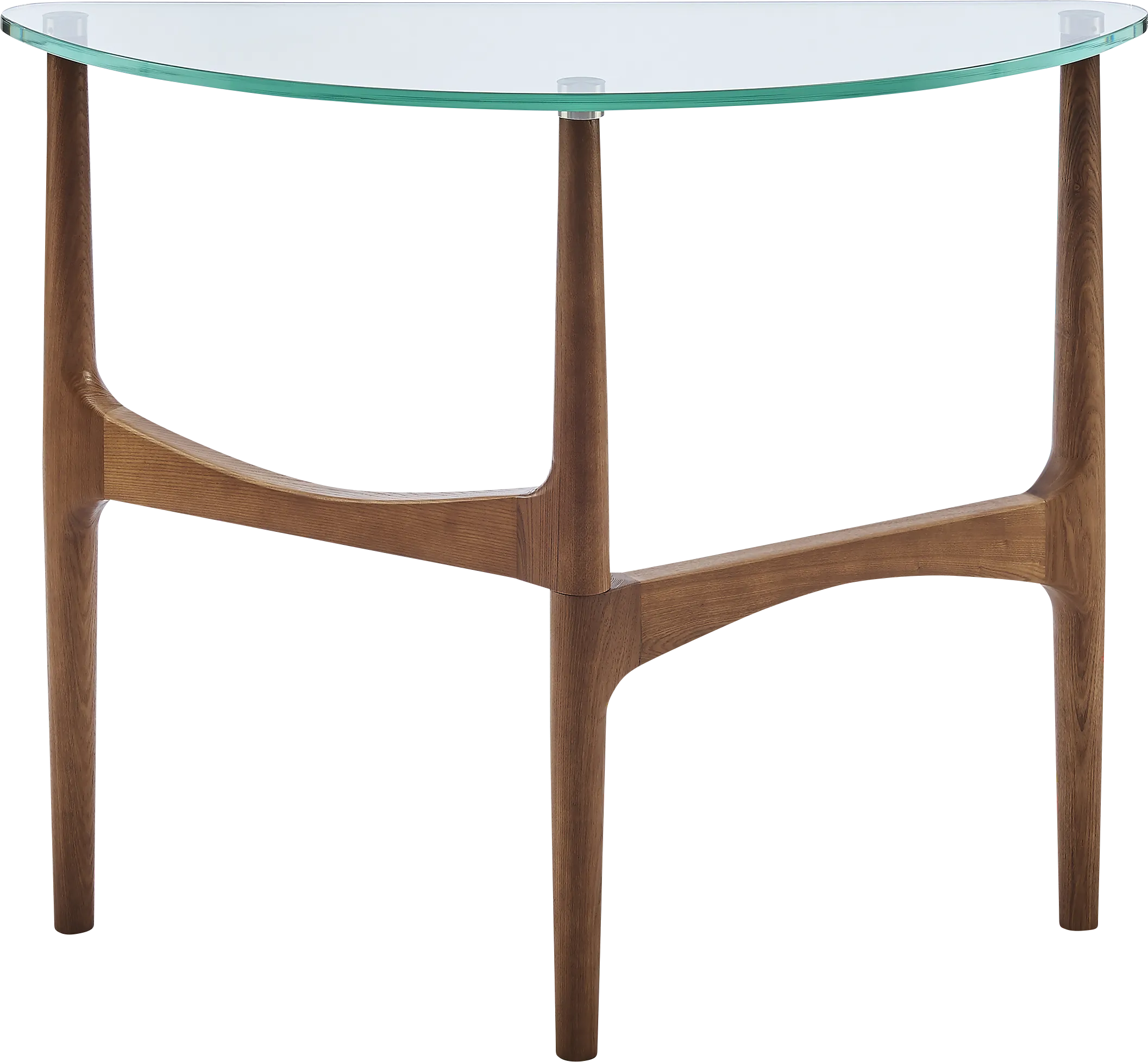 Saunier IV Walnut Console Table - Thumbnail - Image 1