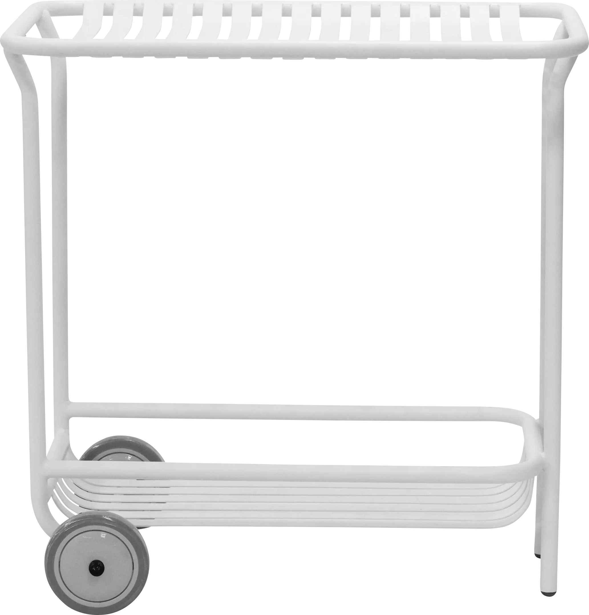 Outdoor Ischia White Cart - Thumbnail - Image 1