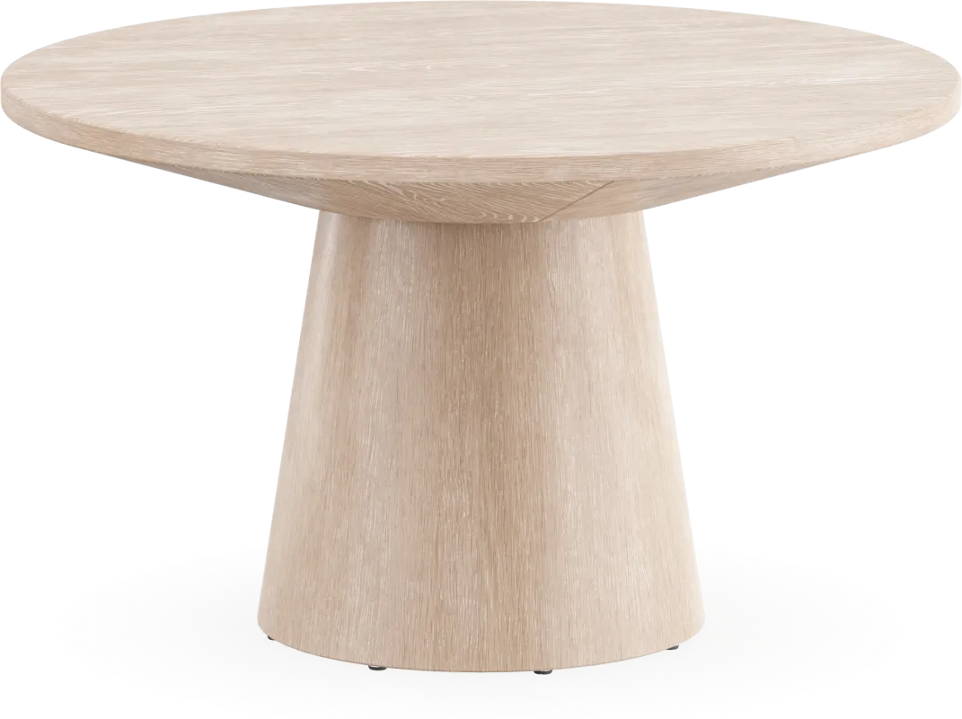 Kendall Natural 29" Round Cocktail Table