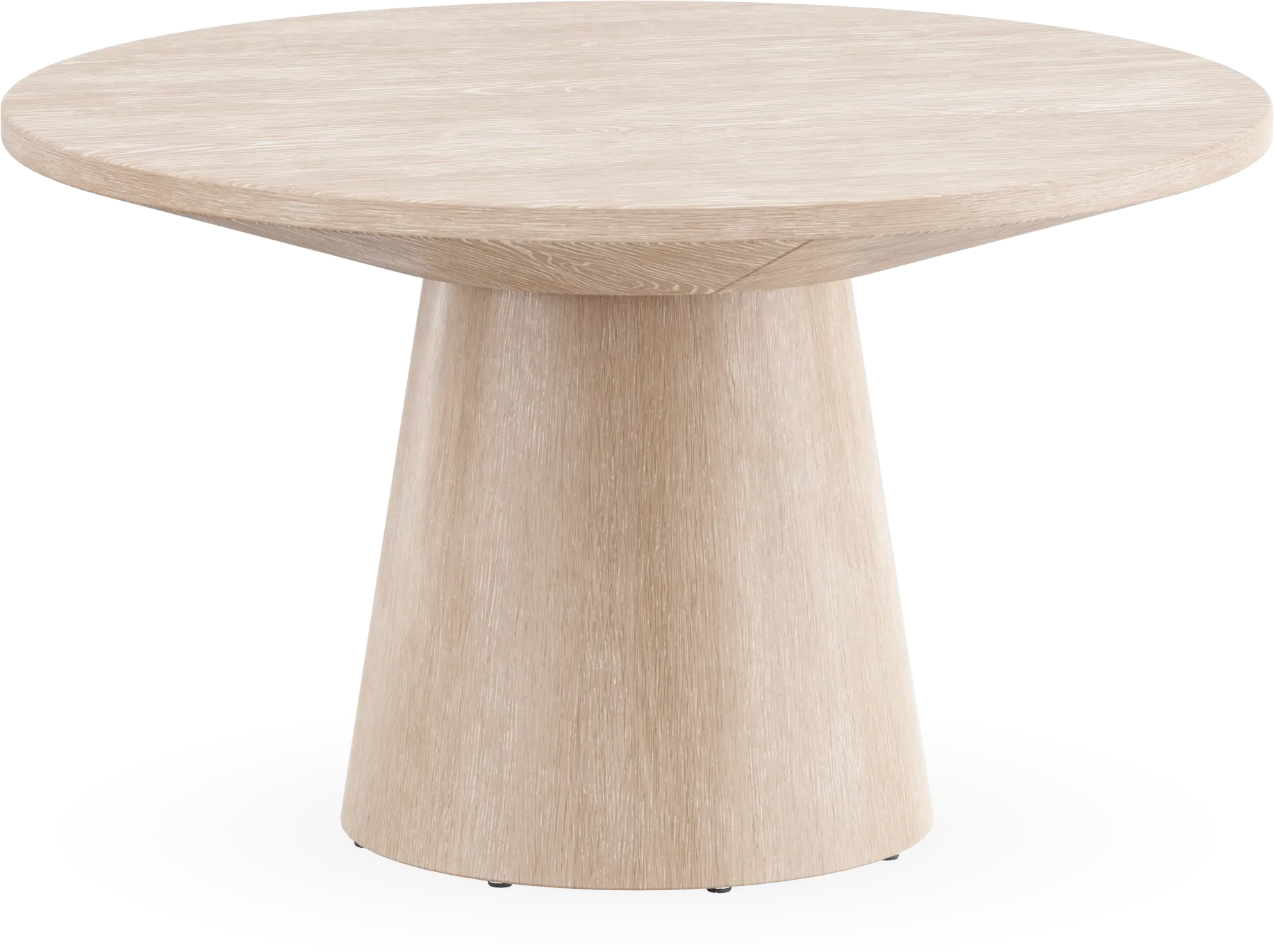 Kendall Natural 29" Round Cocktail Table - Image 1
